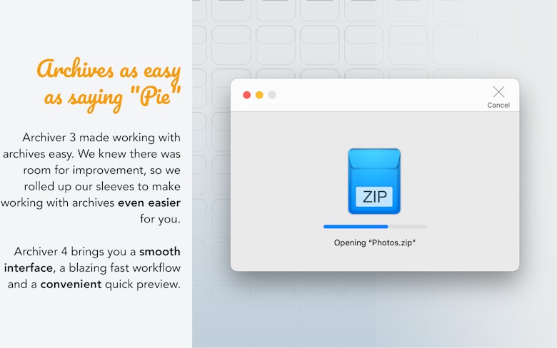 Archives as easy as saying 'Pie'